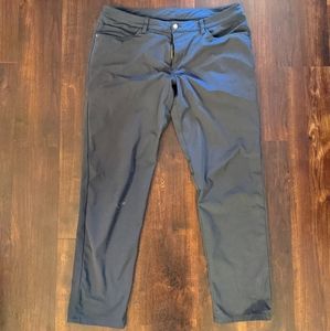 Obsidian lululemon ABC pant regular fit 36×34